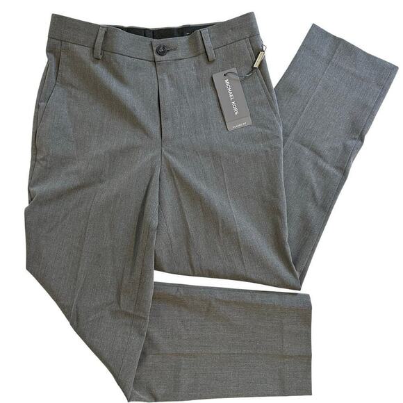 NWT Michael Kors Gray Dress Pants Boys 8 - Picture 1 of 7